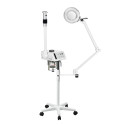 Vapozone digital de WEELKO avec lampe loupe pour soins du visage.