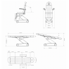 Electric beauty bed B-Light (4 motors) | Official distributor of WE...