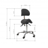 Hydraulic stool with backrest Koren | Official distributor of WEELK...