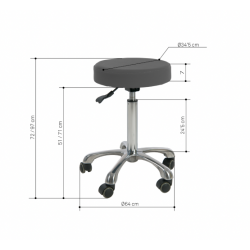 Flat round stool Saturne | Official distributor of WEELKO. Special ...