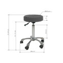 Tabouret Saturne (noir) | Distributeur officiel de WEELKO