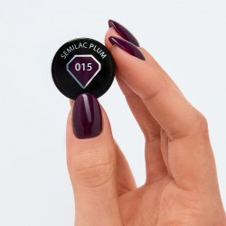 Semilac nail polish nº15 (Plum) | Official distributor of Semilac. ...
