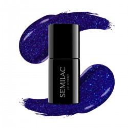Semilac nail polish nº87 (Glitter Indigo) | Official distributor of...