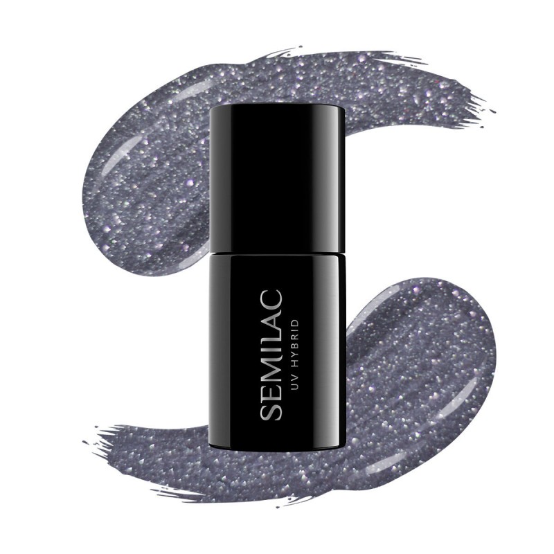 Semilac nail polish nº107 (Steel Gray) | Official distributor of Se...