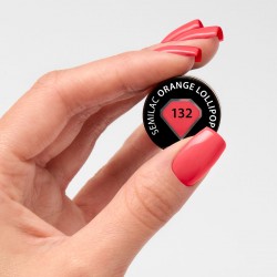 Esmalte Semilac nº132 (Orange Lollipop) | MaterialEstetica.com