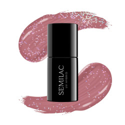 Vernis Semilac nº321 Shimmer Dust Caramel 7ml | MaterielEsthetique.fr