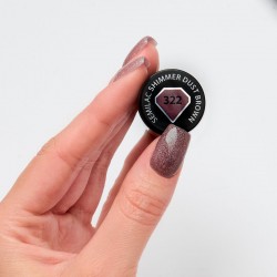 Esmalte Semilac nº322 Shimmer Dust Brown | MaterialEstetica.com