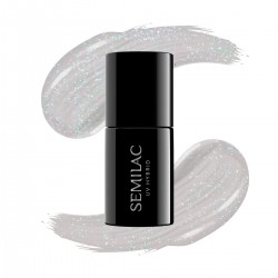 Esmalte Semilac nº338 (Cozy Gray Shimmer) | MaterialEstetica.com