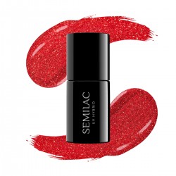 Semilac nº346 Semilac Chic Red Glitter | Official distributor of Se...