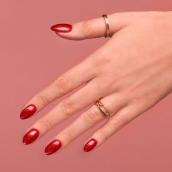 Esmalte Semilac nº346 (Chic Red Glitter) | MaterialEstetica.com