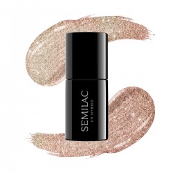 Semilac nº349 Semilac Delicate Vanilla Glitter | Official distribut...