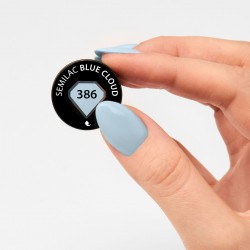 Esmalte Semilac nº386 (Blue Cloud) | MaterialEstetica.com