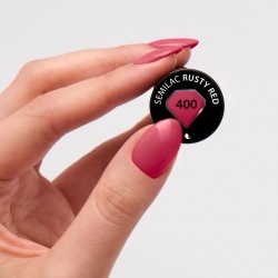 Nail polish nº400 (Rusty Red) | Official distributor of Semilac. Sp...