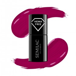 Nail polish Semilac nº436 (Powerful Burgundy) | Official distributo...