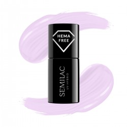 Nail polish Semilac nº438 (Calm Lavander)