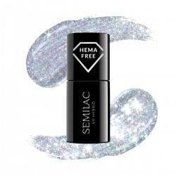 Nail polish Semilac nº460 (Silver Fireworks) | Official distributor...