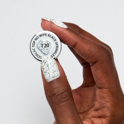 Semilac T20 Top No Wipe Black Sprinkles 7ml | MaterialEstetica.com