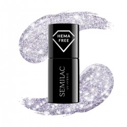 Nail polish Semilac nº461 (Hollywood Silver) | Official distributor...