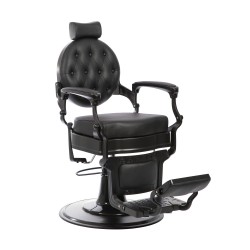 Sillón barbero Mae Black | Distribuidor oficial de Vibbel