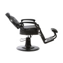 Fauteuil barbier Mae Black | Distributeur officiel de Vibbel