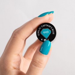 Esmalte Semilac nº449 (Captain’s Blue) | MaterialEstetica.com