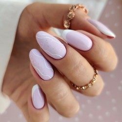 Semilac T27 Top No Wipe Matte Violet Galaxy 7ml | MaterialEstetica.com