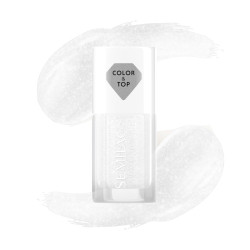 Esmalte Clasico Semilac Color&Top 2en1 SILVER BLUSH | MaterialEstet...