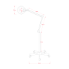 Magnifying lamp Nox with base | Official distributor of WEELKO. Spe...