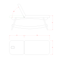 Table massage en bois Delto | Distributeur officiel de WEELKO