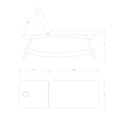 Static wooden beauty bed Delto | Official distributor of WEELKO. Sp...