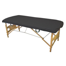 Drap noir ajustable 30gr 95x220cm - 10u | Grande variété d'articles...
