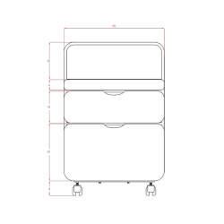 Drawers beauty trolley Tidy | Official distributor of WEELKO. Speci...