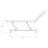 Electric beauty bed Vital (1 motor) | Official distributor of WAPP....
