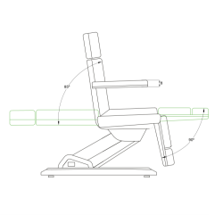 Electric beauty bed Aura (3 motors) | Official distributor of WAPP....