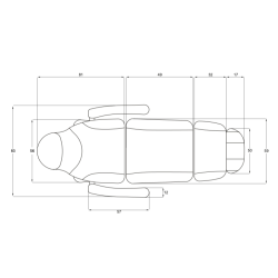 Electric beauty bed Aura (3 motors- heating) | Official distributor...