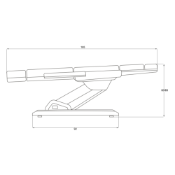 Electric beauty bed Oasis (4 motors) | Official distributor of WAPP...