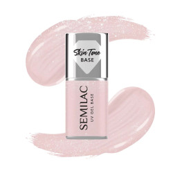 Cover Base Glitter Beige 7ml | Official distributor of Semilac. Spe...