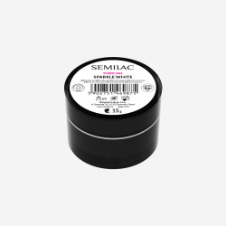 Semilac Thixo Gel Sparkle White 15gr | Official distributor of Semi...