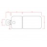 Static wooden beauty bed Rombo (2 sections) | Official distributor ...