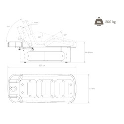 Camilla eléctrica Kella Warm (4 motores) | Distribuidor oficial de ...