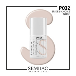 Semilac Pro P032 Bride's Choice Nude 7ml | MaterialEstetica.com