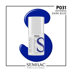 Semilac Pro P031 Intense Dark Blue 7ml | MaterialEstetica.com
