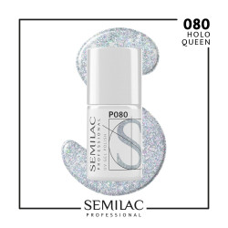Semilac Pro P080 Holo Queen 7ml | MaterialEstetica.com