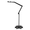 Magnifiyng lamp leds Black Mega with base | Official distributor of...