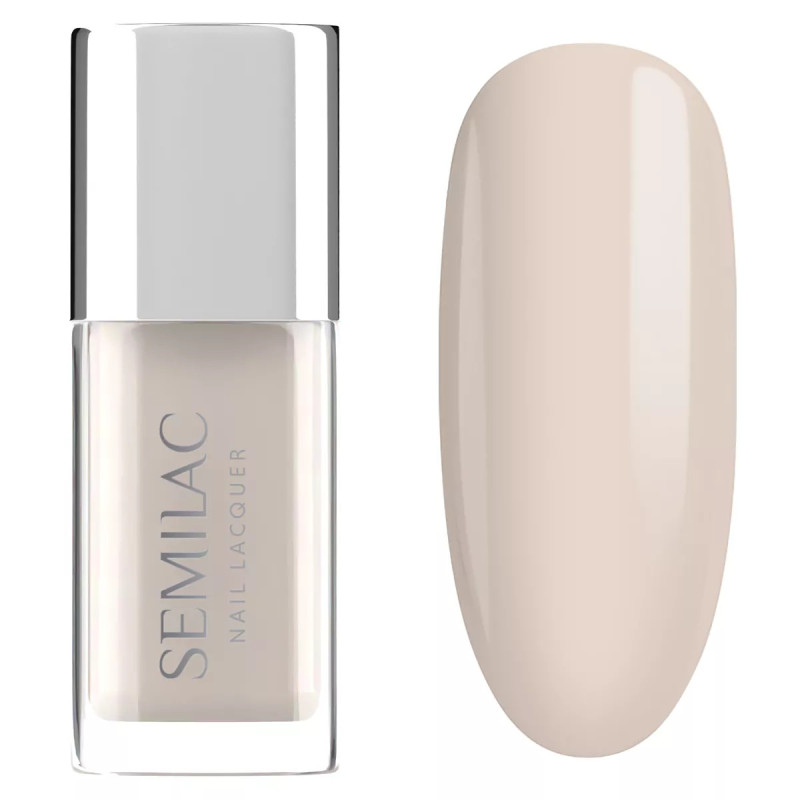 Esmalte clasico Semilac nº104 - Cream Supreme 9ml | MaterialEstetic...