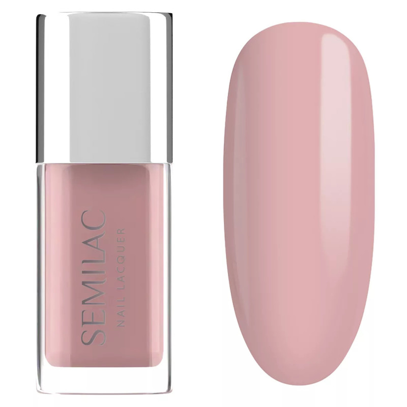 Esmalte clasico Semilac nº106 - Pinkognito 9ml | MaterialEstetica.com