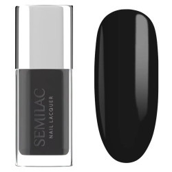 Esmalte clasico Semilac nº109 - Classic Black 9ml | MaterialEstetic...