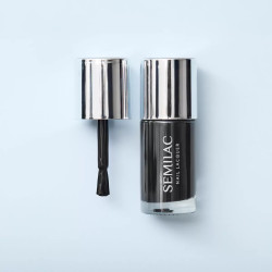 Esmalte clasico Semilac nº109 - Classic Black 9ml | MaterialEstetic...