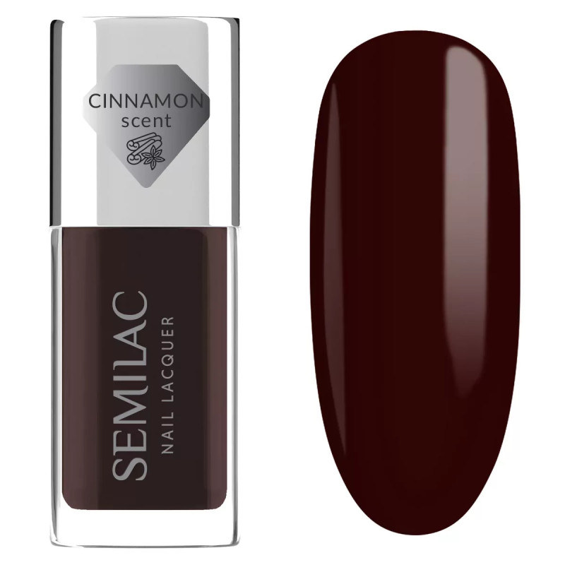Esmalte clasico Semilac nº112 - Wine Red 9ml | MaterialEstetica.com