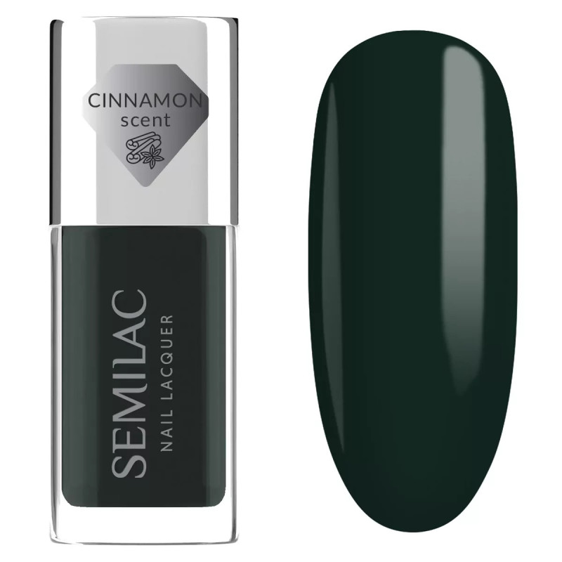 Esmalte clasico Semilac nº114 - Bottle Green 9ml | MaterialEstetica...
